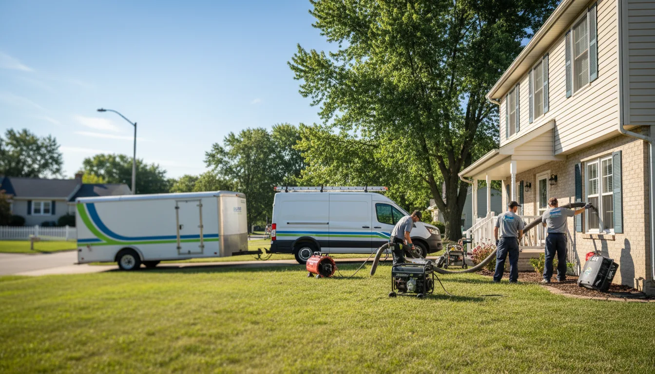 Flooded Basement Restoration And Cleanup With Repair in Souris, ND near me